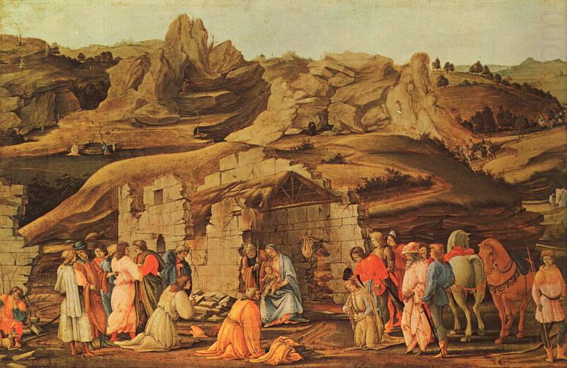 Filippino Lippi The Adoration of the Kings china oil painting image